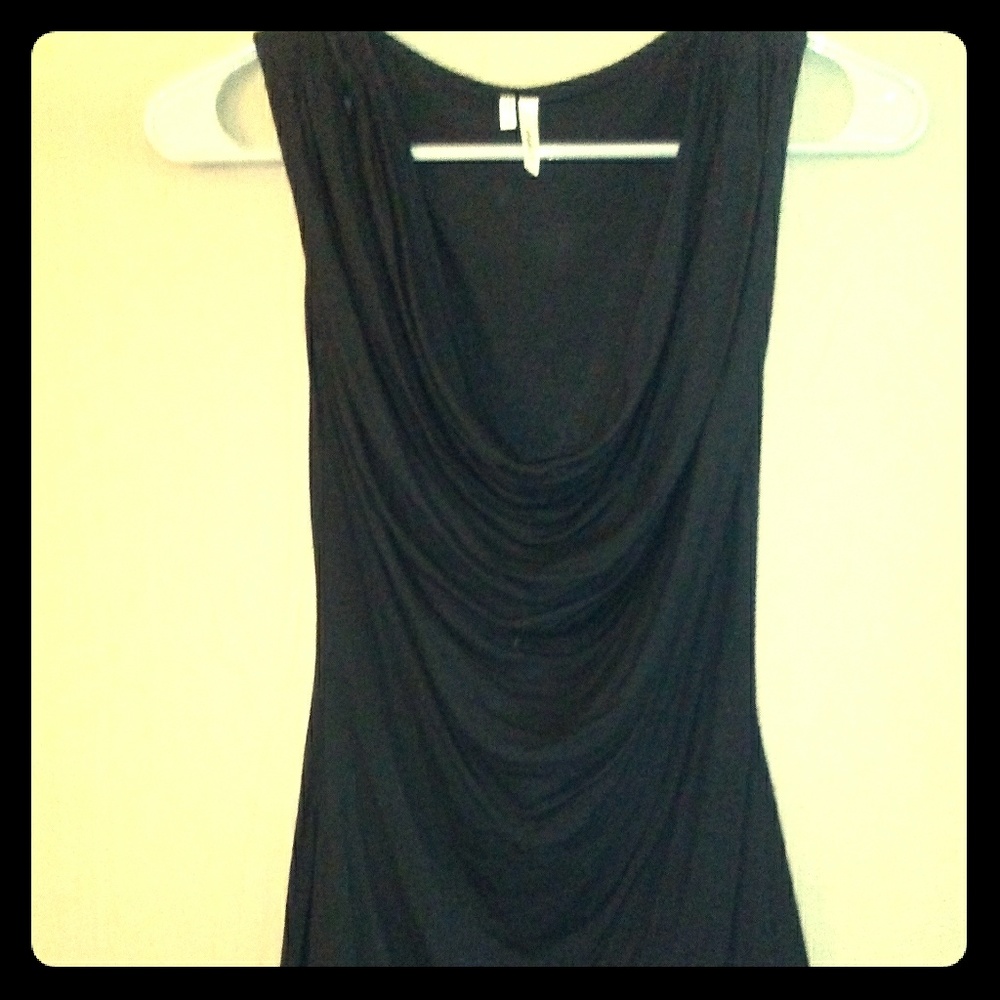 Studio Y Black Sleeveless Embellished Top
